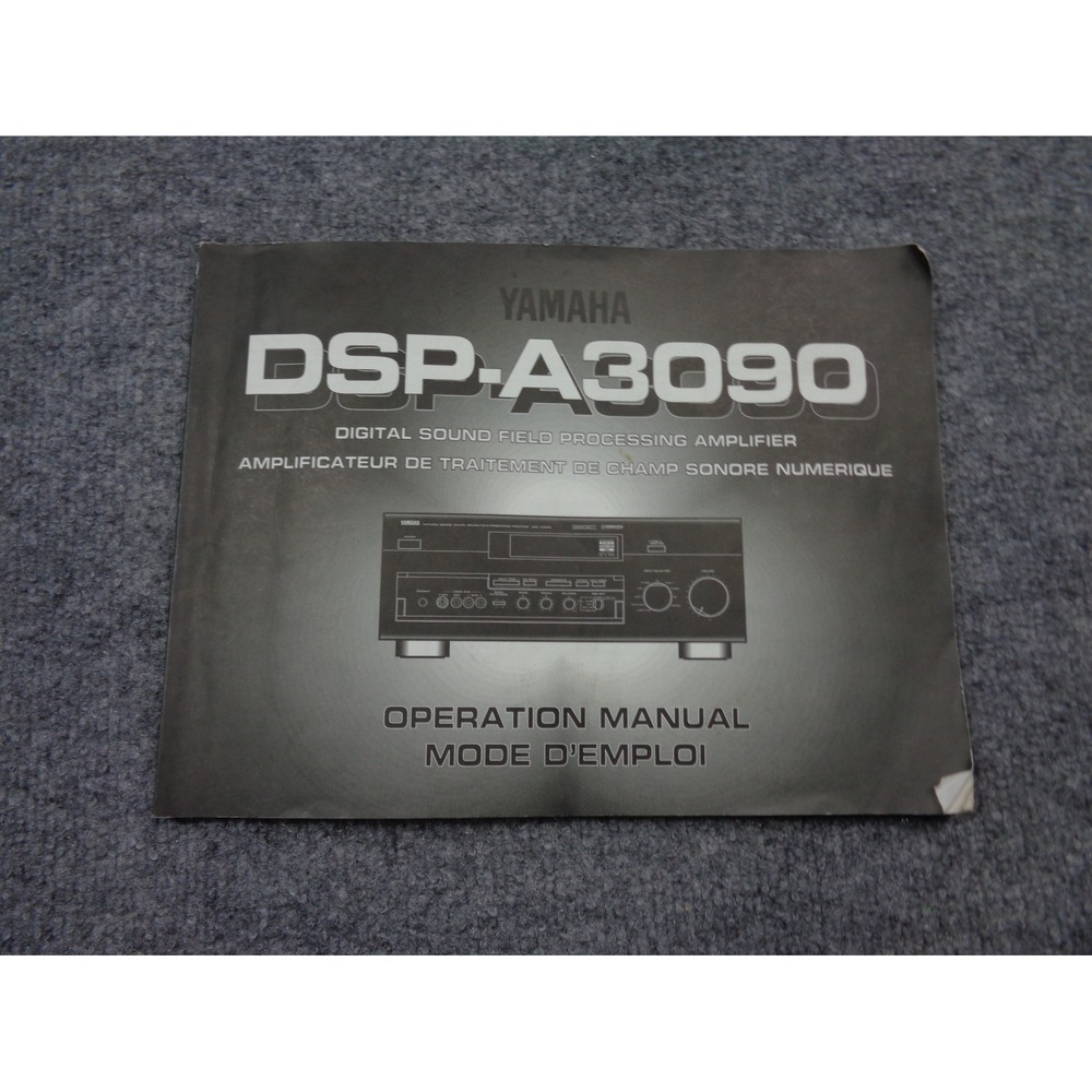 Yamaha DSP-A3090 Digital Sound Field Amplifier Owners Manual OEM 1990s